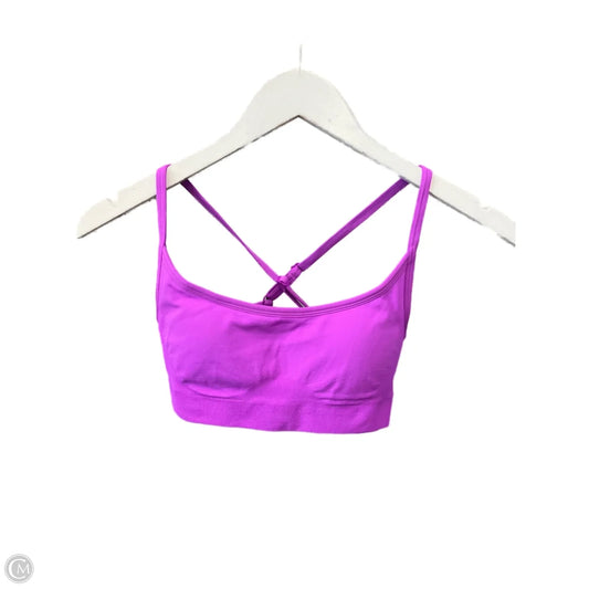 Athletic Bra By Fabletics In Purple, Size: Xs