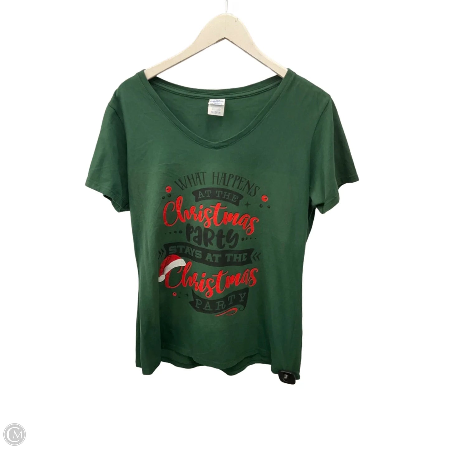 Top Short Sleeve By Clothes Mentor In Green, Size: Xl
