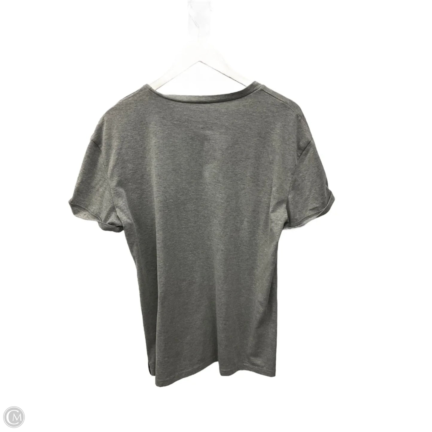 Top Short Sleeve By Clothes Mentor In Grey, Size: Xl