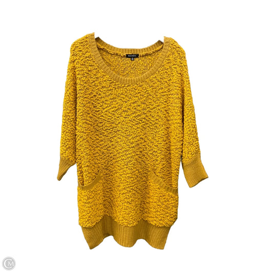 Sweater By Clothes Mentor In Gold, Size: 1x