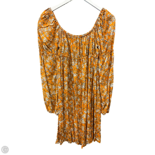 Dress Casual Short By Clothes Mentor In Orange, Size: S