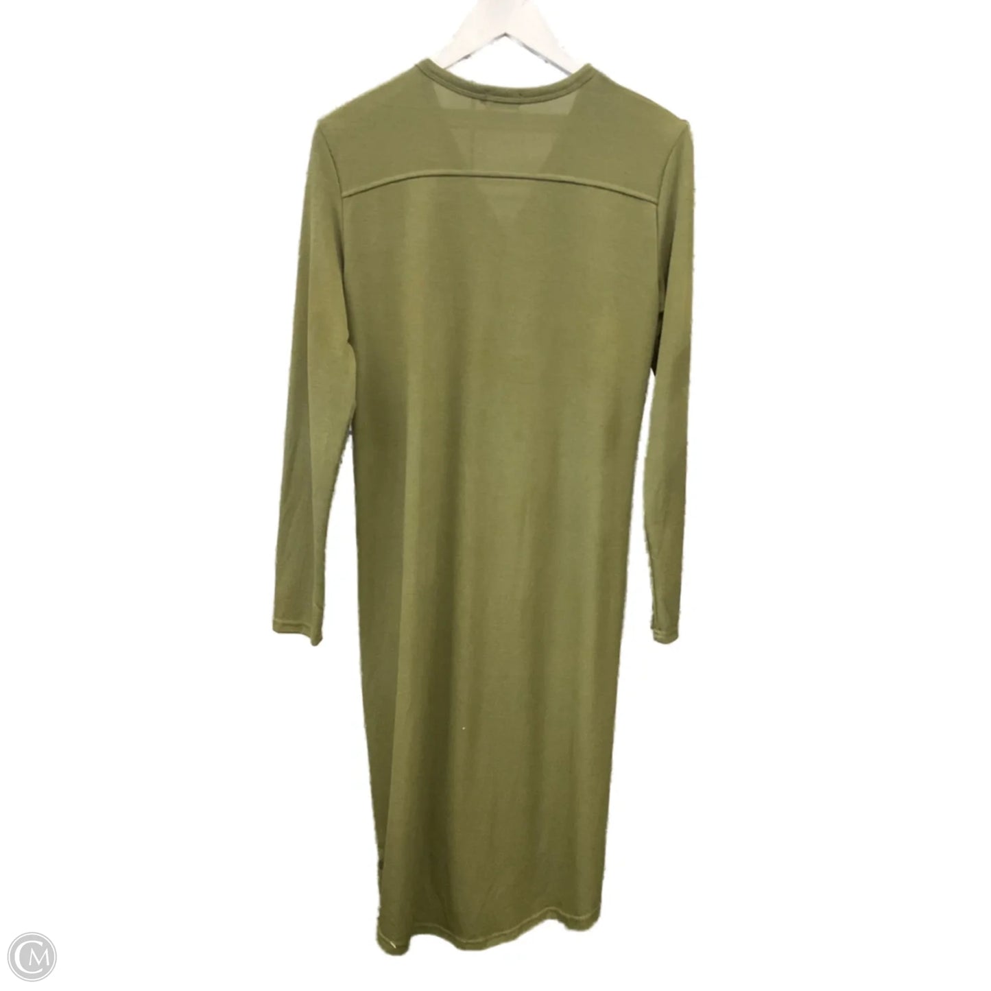 Sweater Cardigan By Clothes Mentor In Green, Size: S