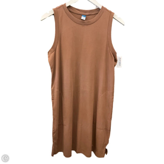 Dress Casual Midi By Old Navy In Brown, Size: M