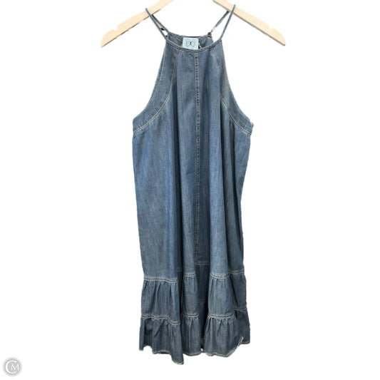 Dress Casual Short By Cece In Blue Denim, Size: Xs