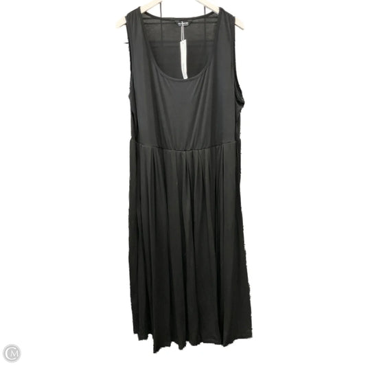 Dress Casual Midi By Clothes Mentor In Black, Size: 3x