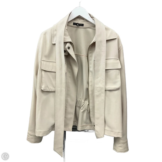 Jacket Other By Banana Republic In Cream, Size: S