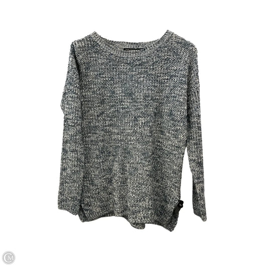 Sweater By Clothes Mentor In Blue & White, Size: M