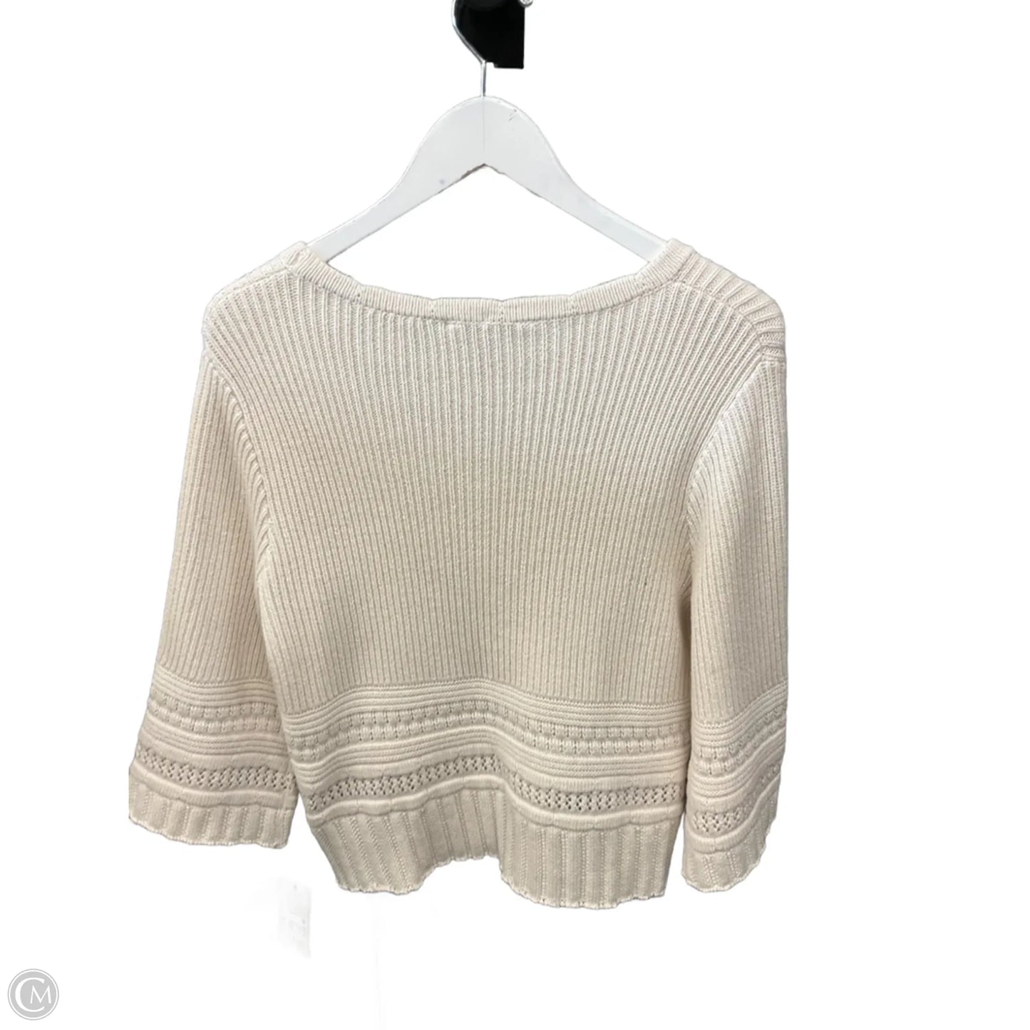 Sweater By Ophelia Roe In Cream, Size: M