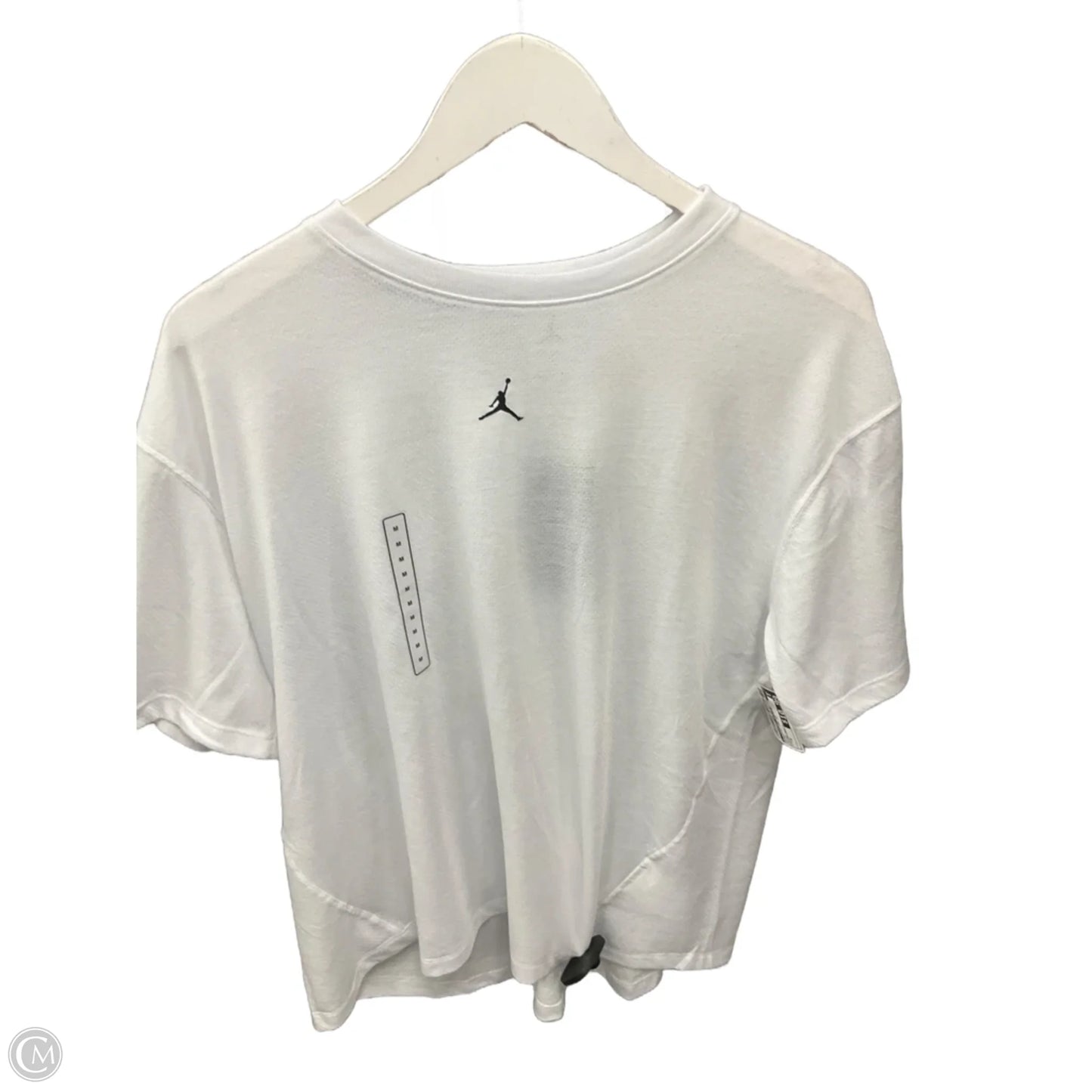 Athletic Top Short Sleeve By Clothes Mentor In White, Size: M