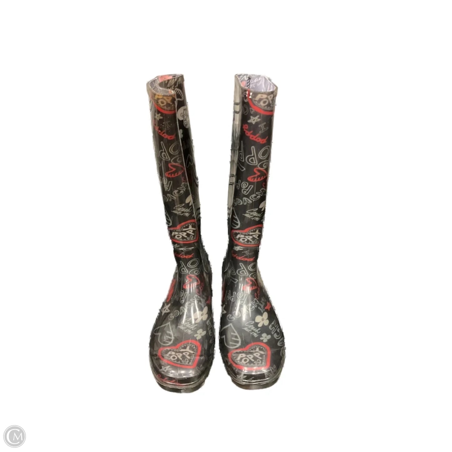 Boots Designer By Coach In Black, Size: 6