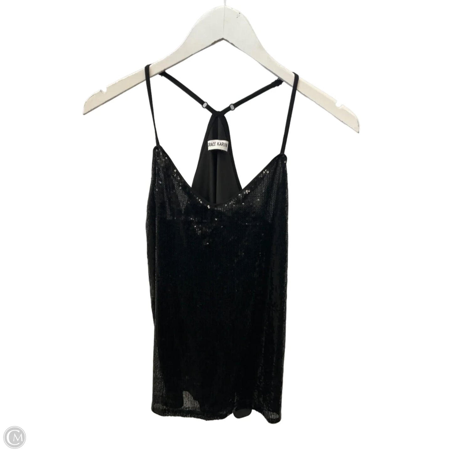 Top Sleeveless By Grace Karin In Black, Size: S