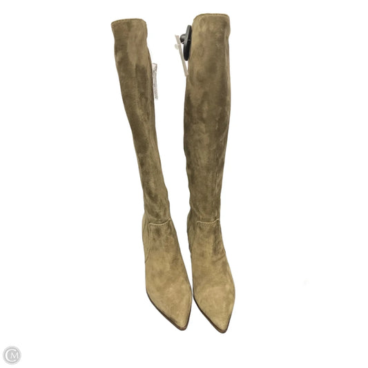 Boots Mid-calf Heels By Cole-haan In Green, Size: 6.5