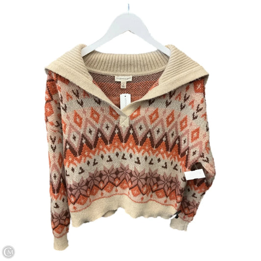 Sweater By Clothes Mentor In Orange, Size: S
