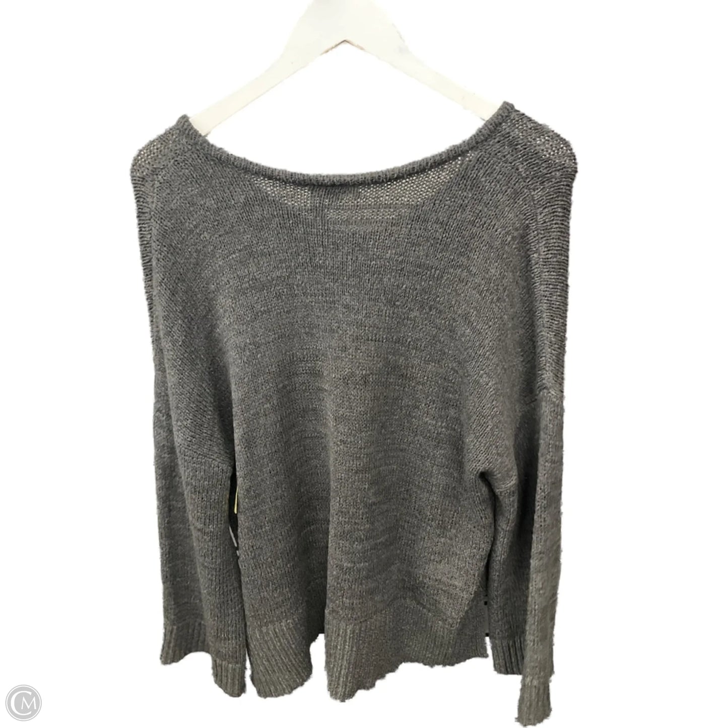 Sweater By Loft In Grey, Size: L