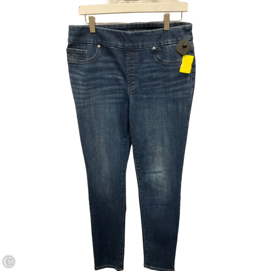 Jeans Jeggings By Chicos In Blue Denim, Size: 6