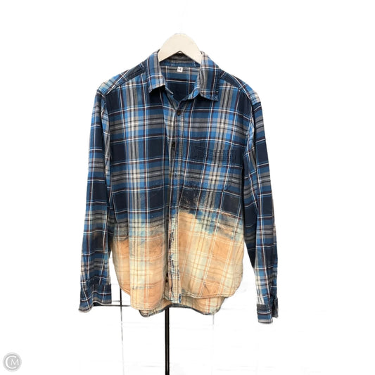 Top Long Sleeve By Clothes Mentor In Blue, Size: M