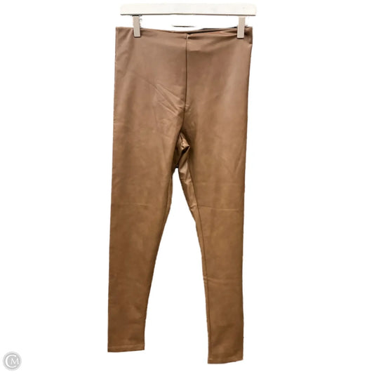 Pants Leggings By Aqua In Brown, Size: M