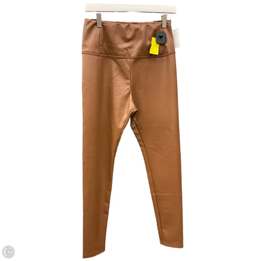 Pants Leggings By Clothes Mentor In Brown, Size: L