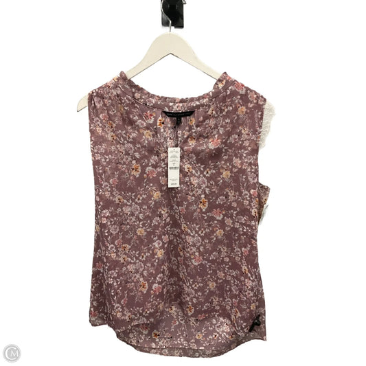 Top Sleeveless By White House Black Market In Purple, Size: L
