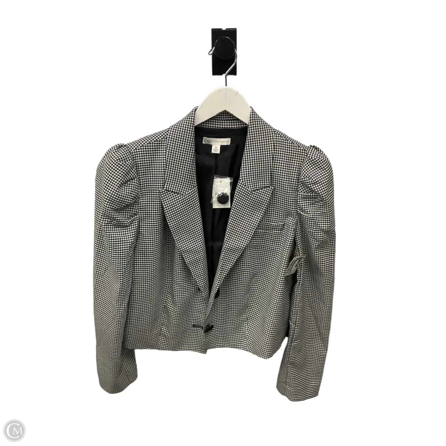 Blazer By Cato In Black & White, Size: M