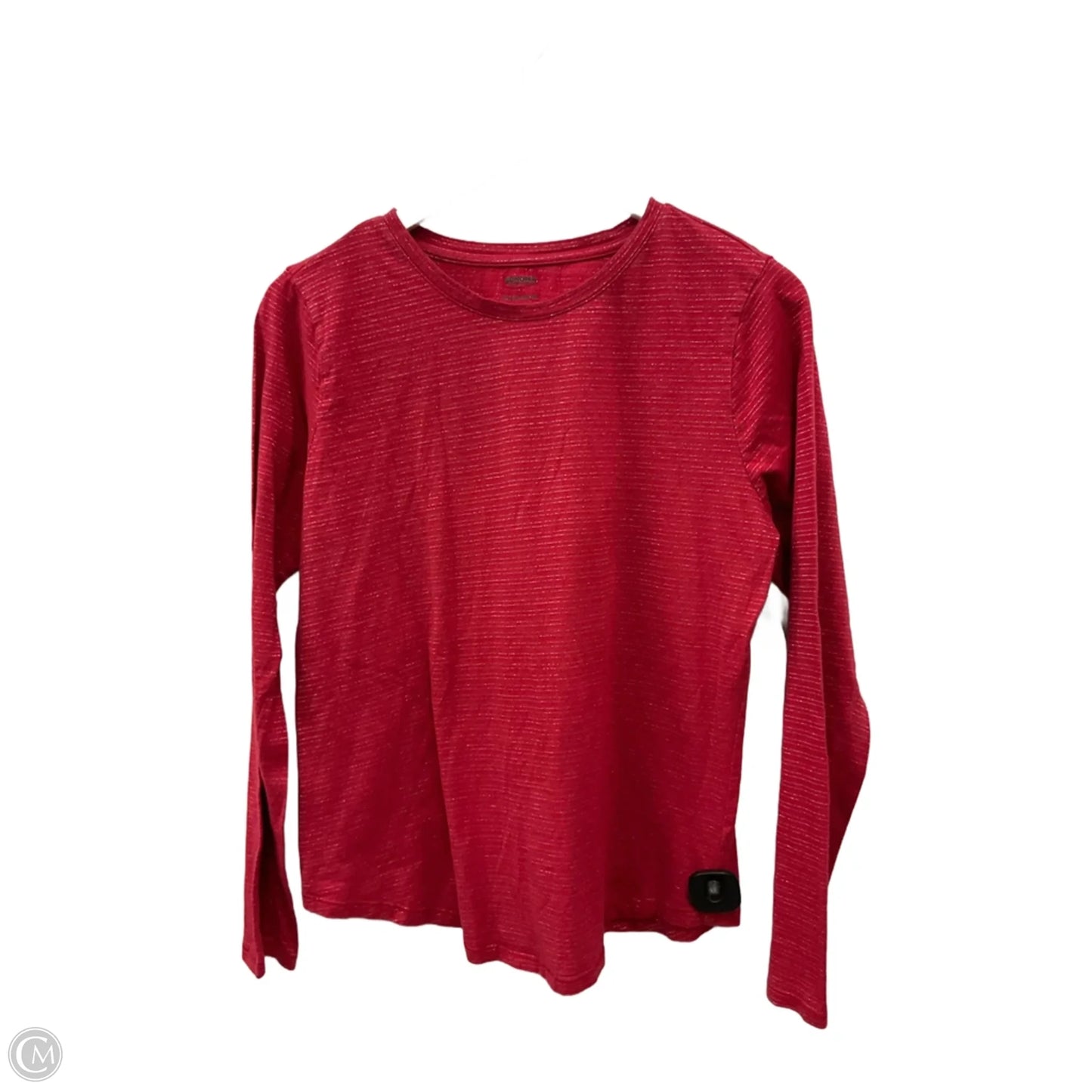 Top Long Sleeve By Sonoma In Red, Size: L