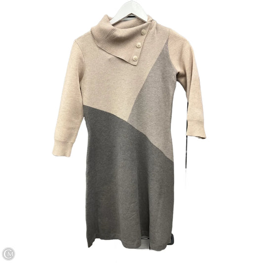 Dress Sweater By Clothes Mentor In Tan, Size: S