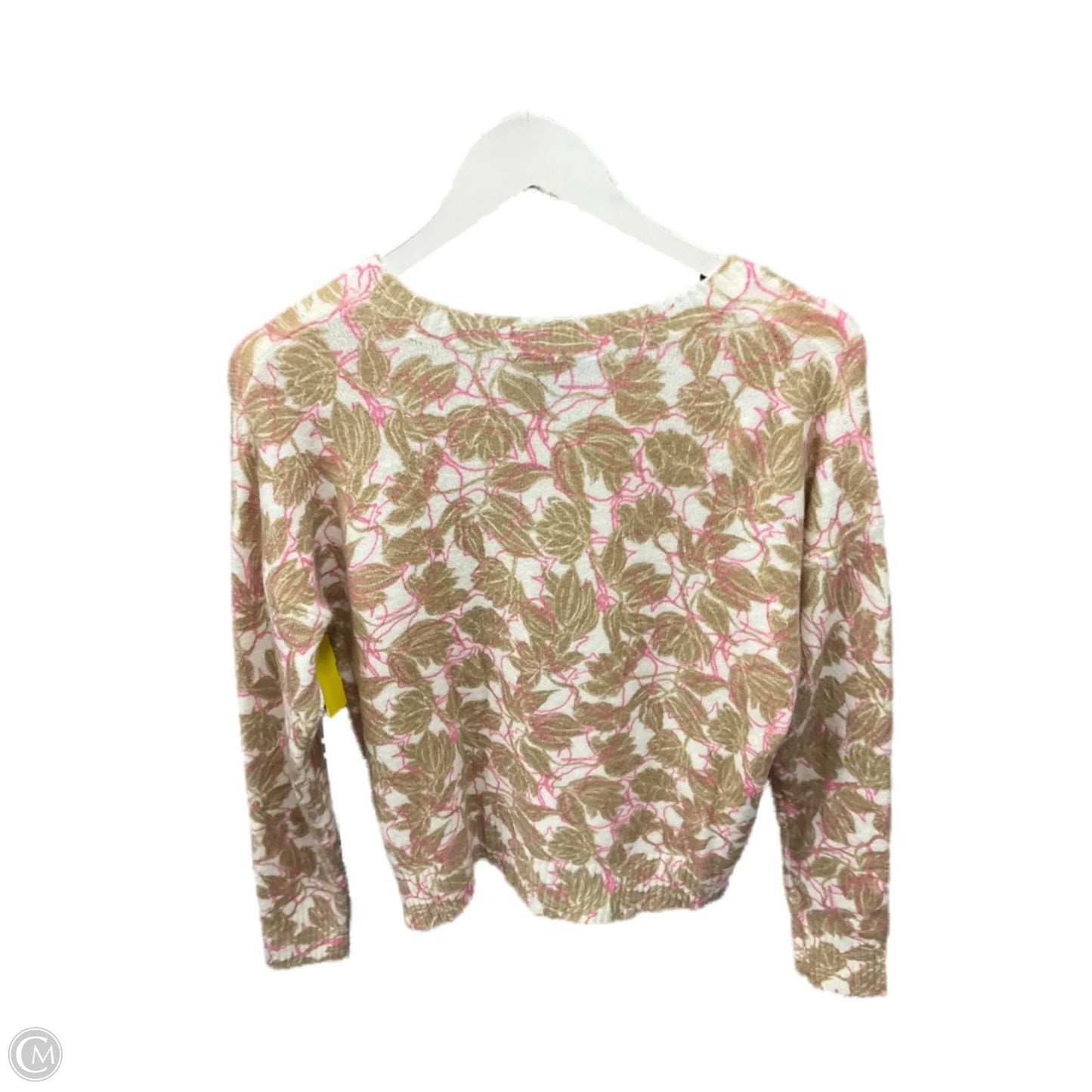 Sweater By Cece In Pink & Tan, Size: S