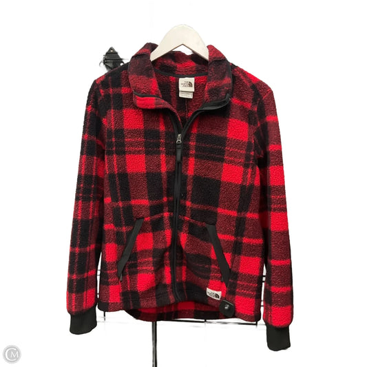 Jacket Fleece By The North Face In Black & Red, Size: M
