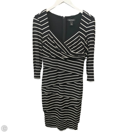 Dress Casual Midi By White House Black Market In Black, Size: M