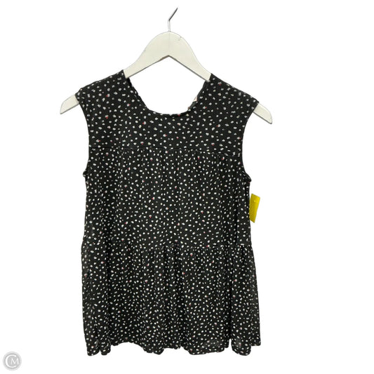 Top Sleeveless By Juicy Couture In Black & White, Size: Xs