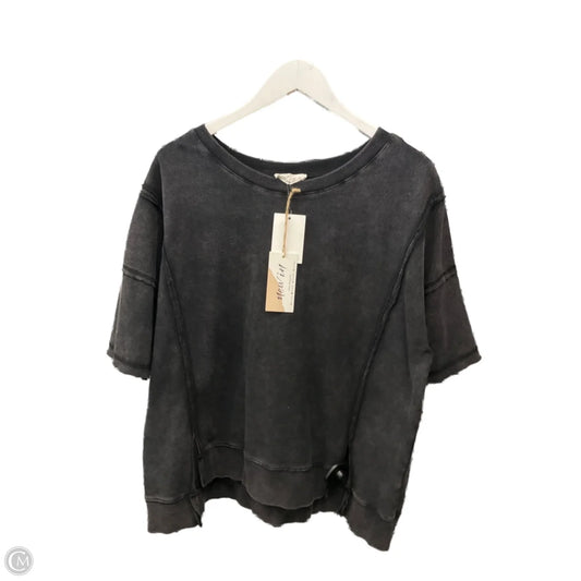 Top Short Sleeve By New In In Black, Size: L