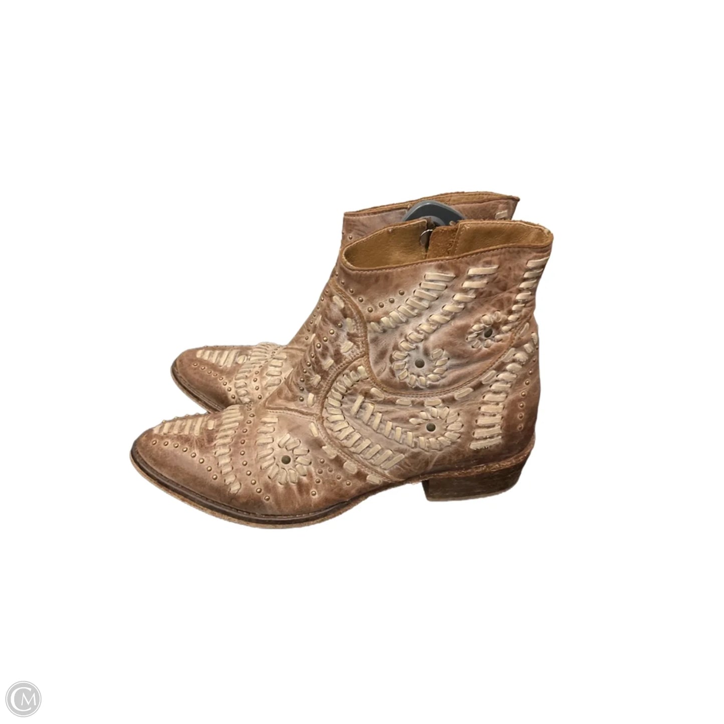 Boots Western By Matisse In Brown & Cream, Size: 8.5