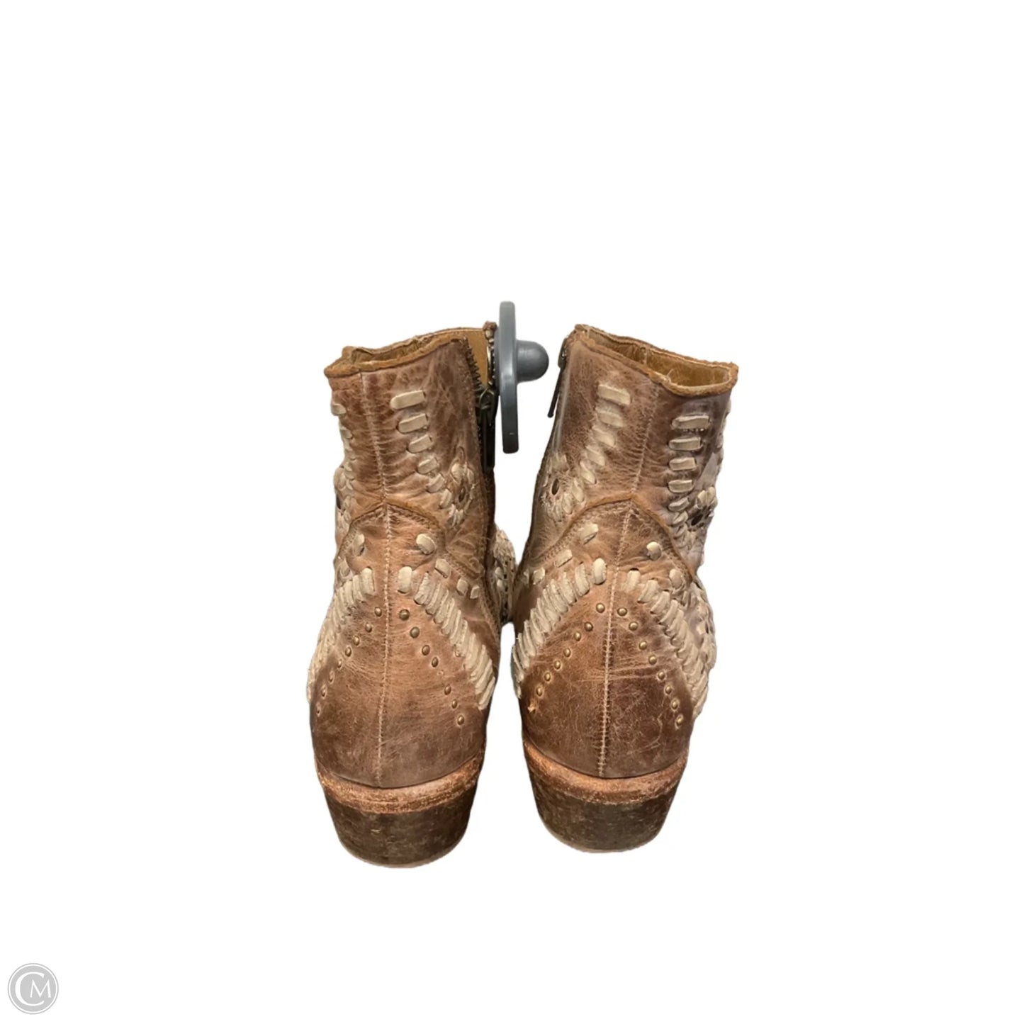 Boots Western By Matisse In Brown & Cream, Size: 8.5