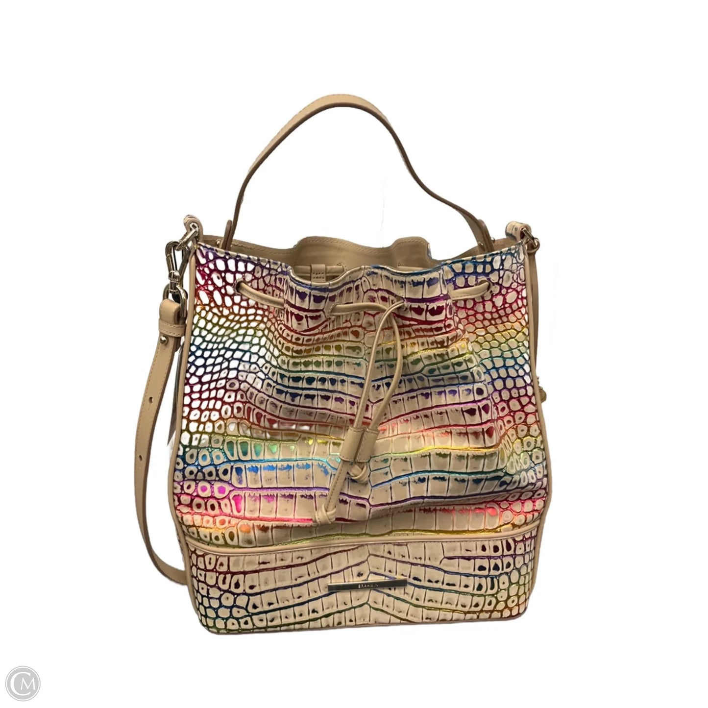 Handbag Designer By Brahmin, Size: Large