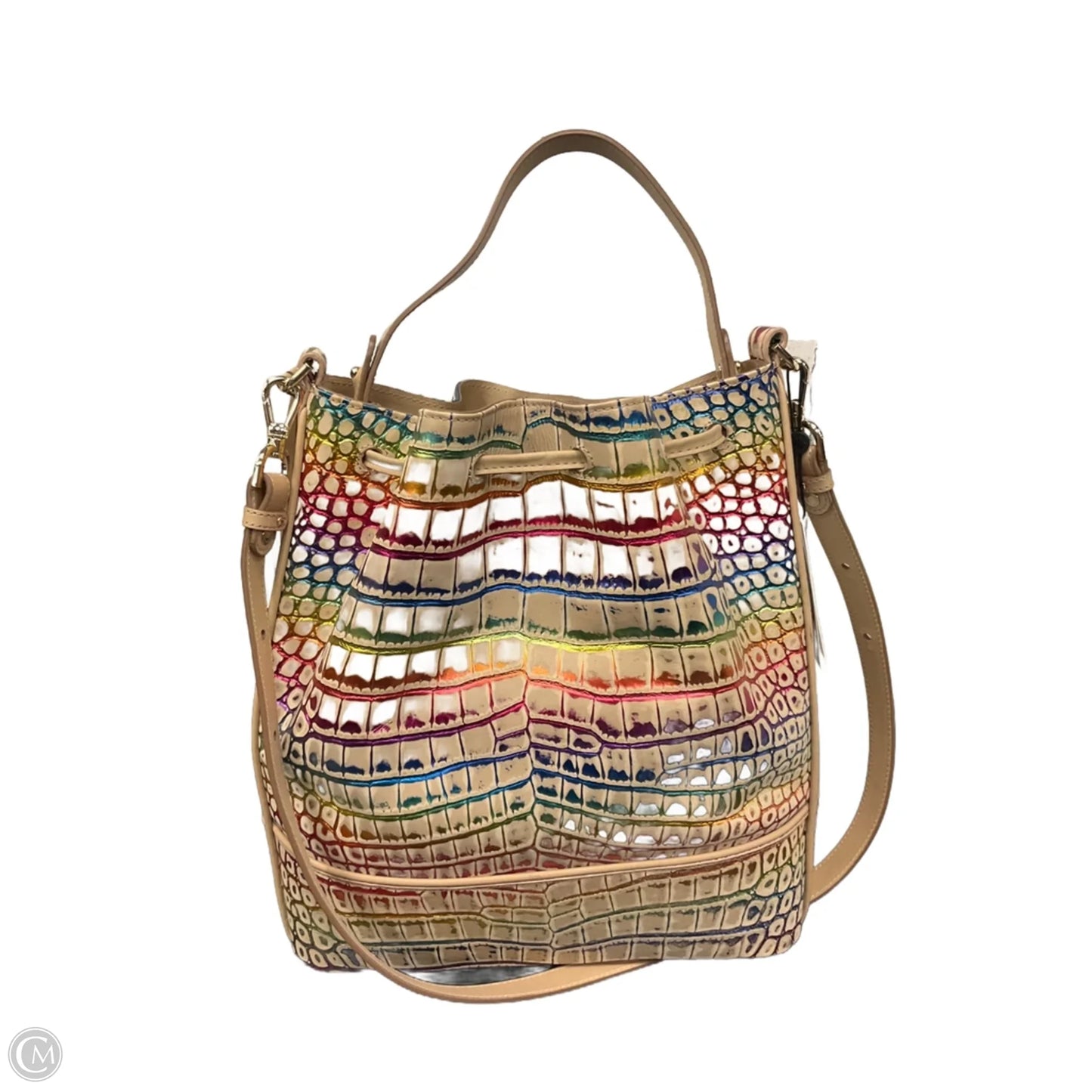 Handbag Designer By Brahmin, Size: Large