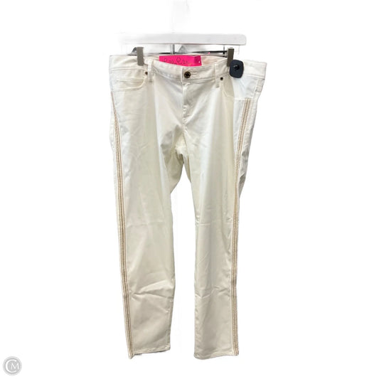 Pants Designer By Lilly Pulitzer In White, Size: 14