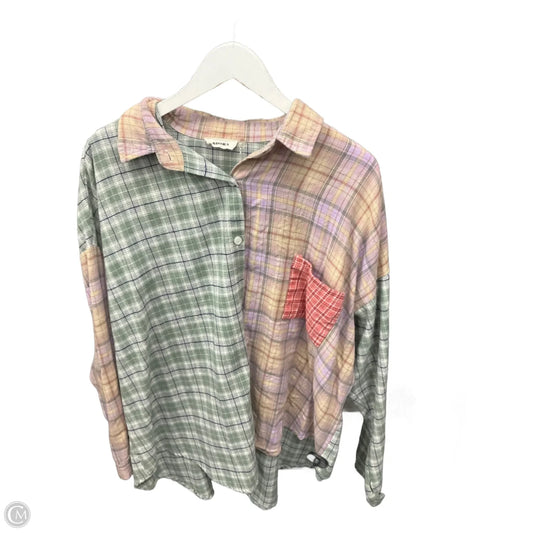 Top Long Sleeve By Adora In Multi-colored, Size: 3x