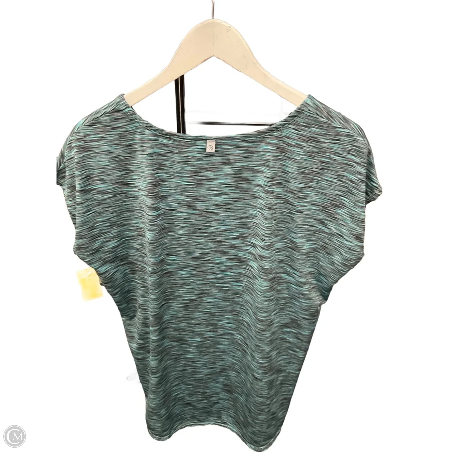 Athletic Top Short Sleeve By Mpg In Blue, Size: S