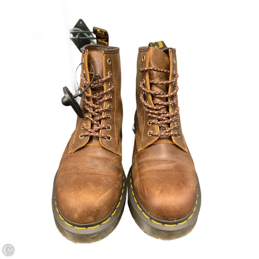 Boots Combat By Dr Martens In Brown, Size: 8