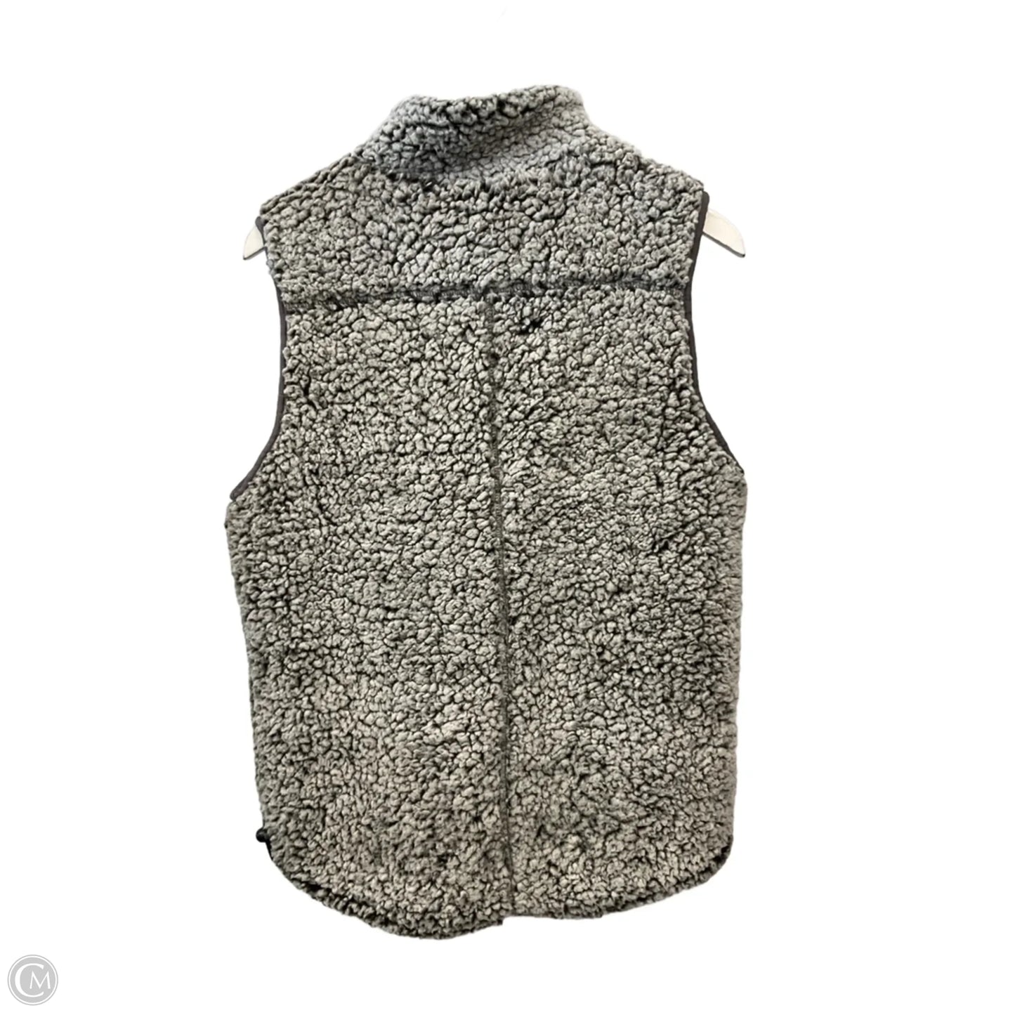 Vest Fleece By Thread And Supply In Grey, Size: M