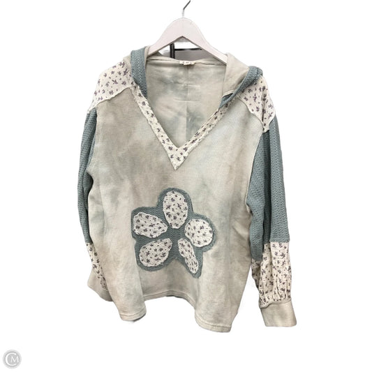 Top Long Sleeve By Pol In Green, Size: L