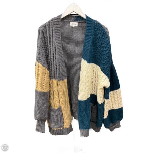 Sweater Cardigan By Adora In Multi-colored, Size: 2x