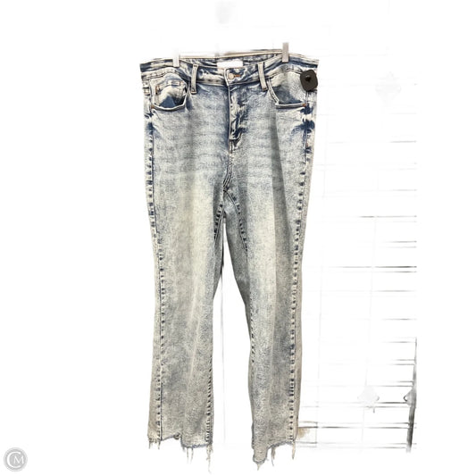 Jeans Straight By Judy Blue In Blue Denim, Size: 18