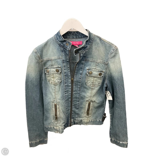 Jacket Denim By Glo In Blue Denim, Size: M