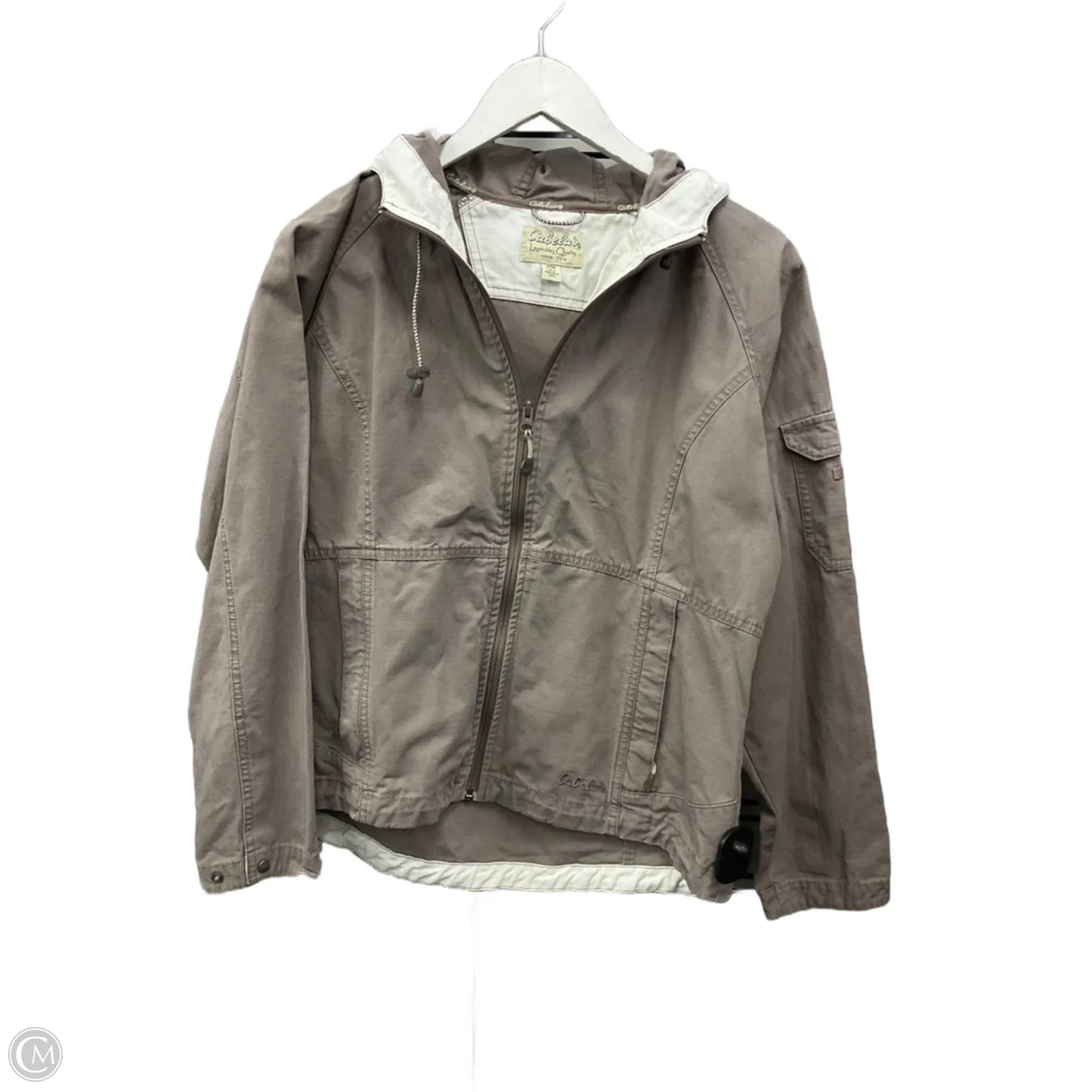 Jacket Utility By Cabelas In Tan, Size: M