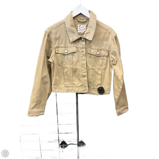 Jacket Denim By Stoosh In Tan Denim, Size: L
