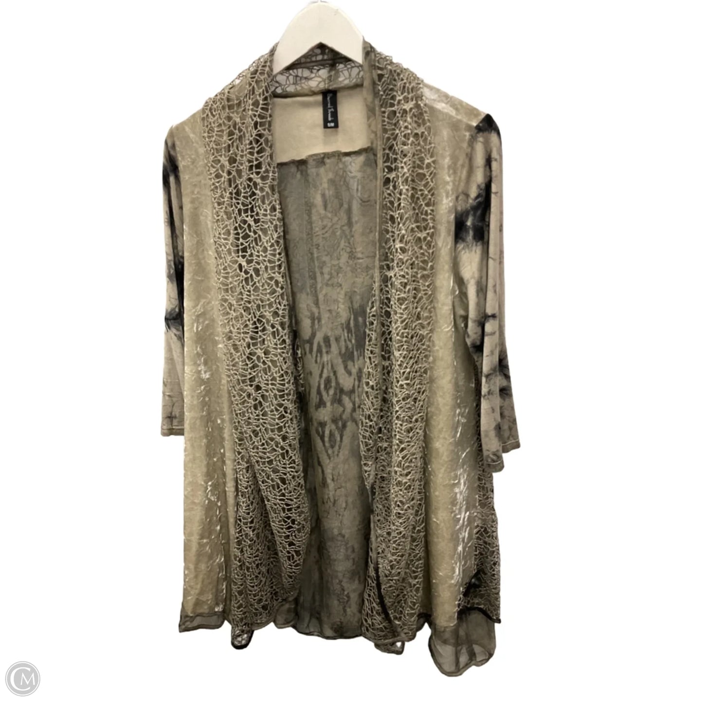 Cardigan By Clothes Mentor In Taupe, Size: S