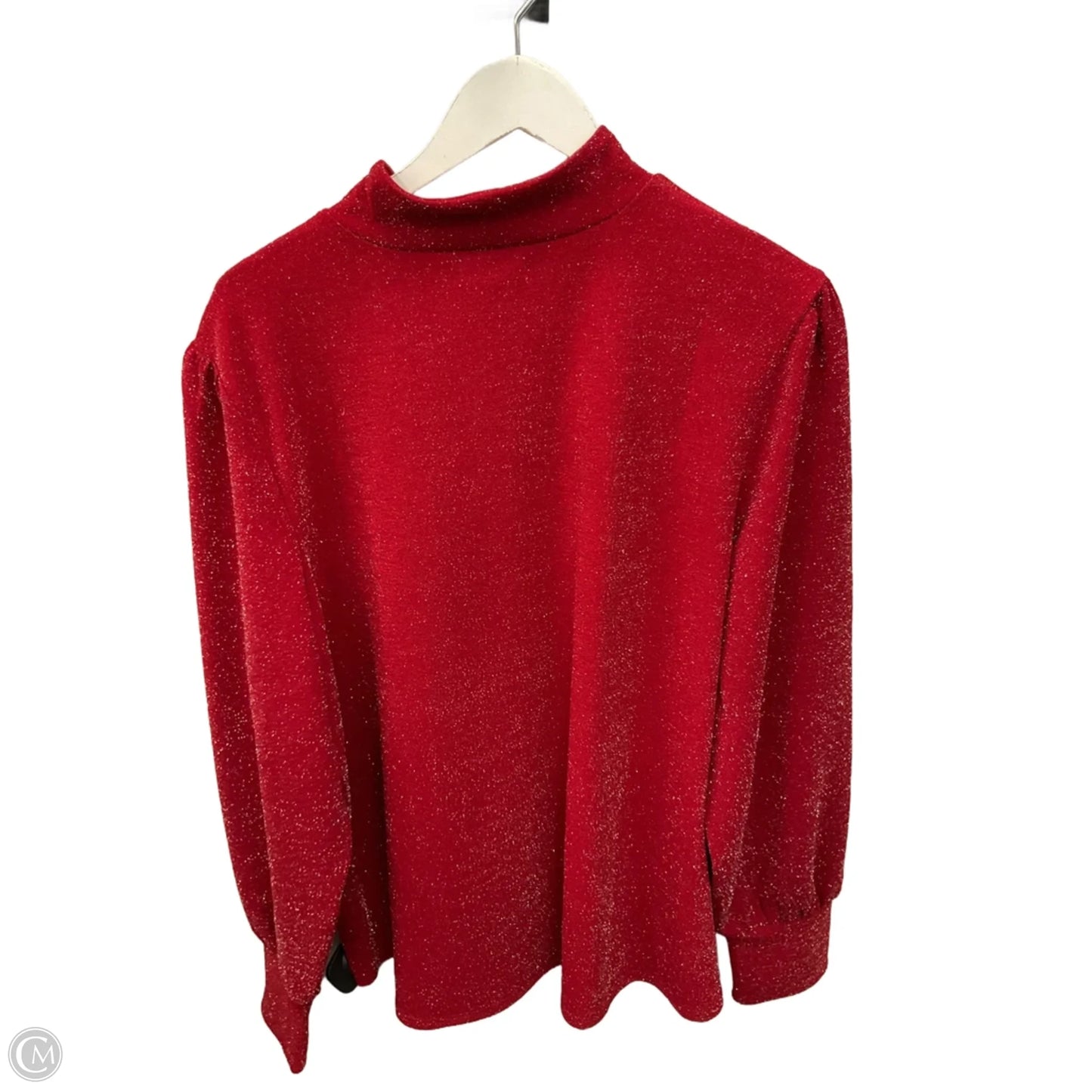 Top Long Sleeve By Maurices In Red, Size: 2x