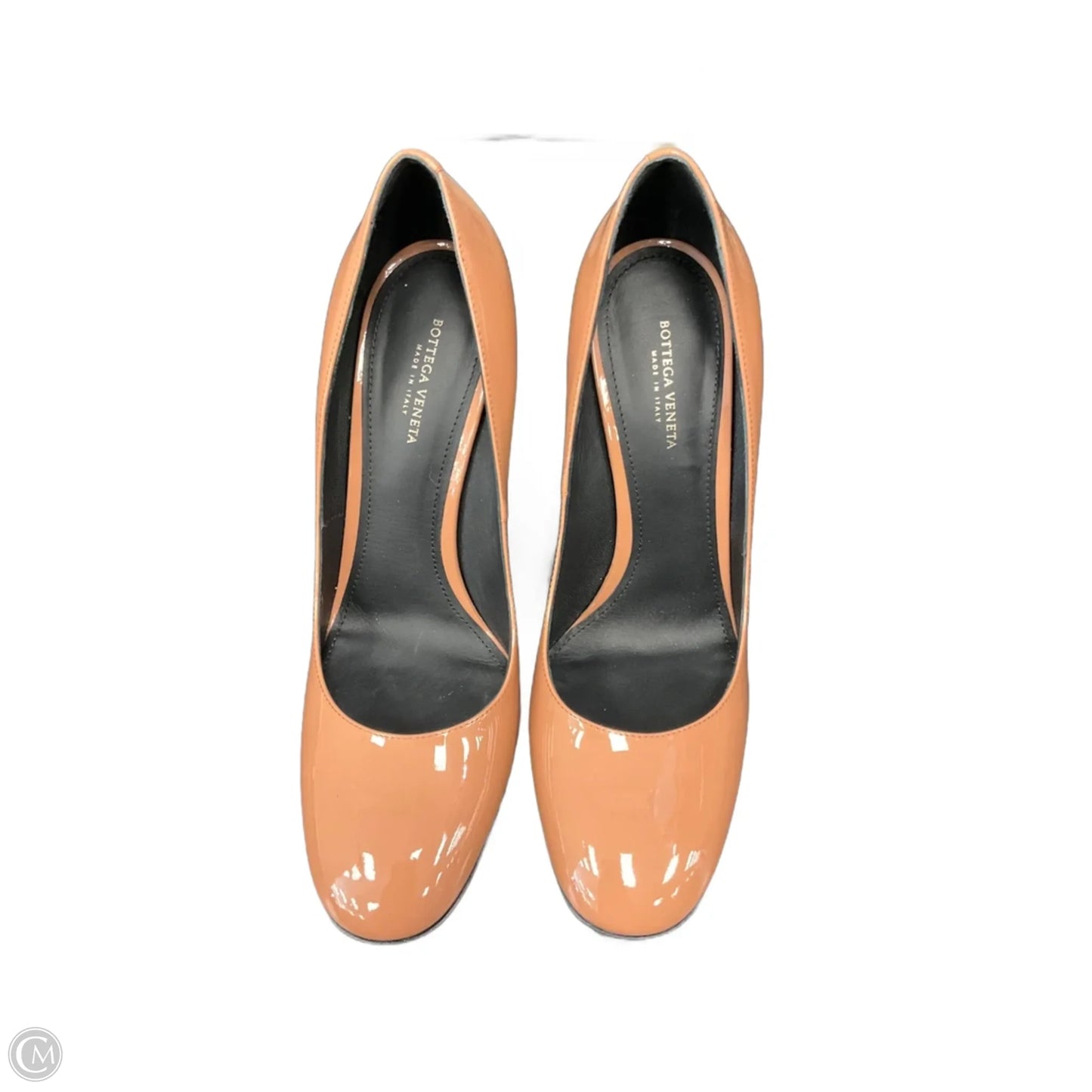 Shoes Luxury Designer By Bottega Veneta In Peach, Size: 7.5