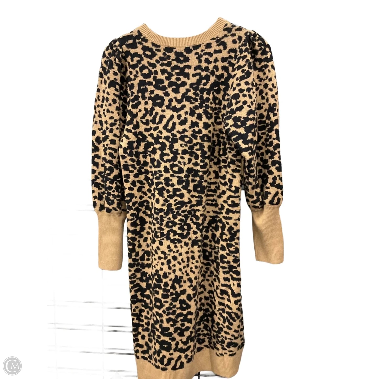 Dress Sweater By Loft In Animal Print, Size: Mp
